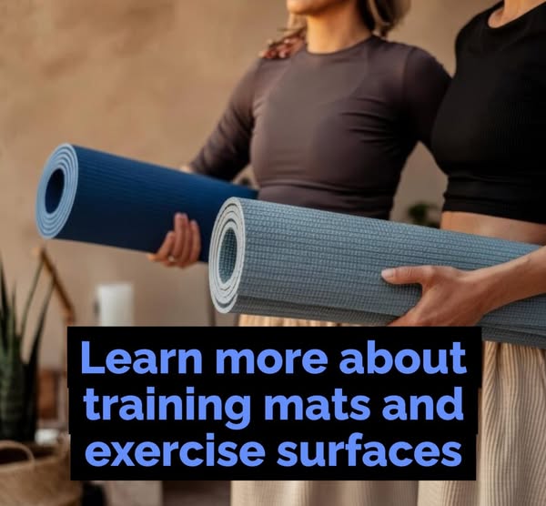 Learn more about training mats and exercise surfaces