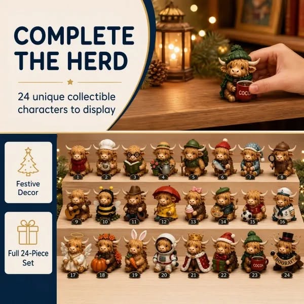 24 Highland Cow Surprises Await