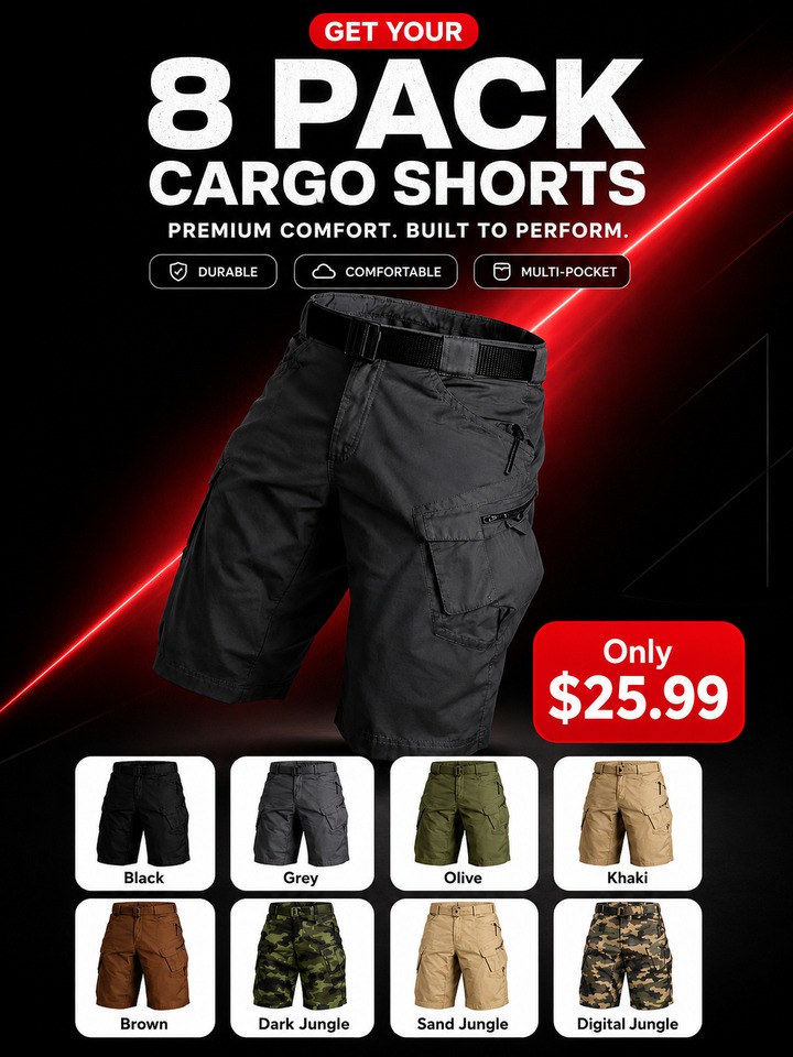 Men‘s Tactical Cargo Shorts