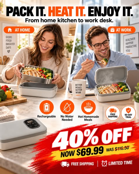 Hot Meals Anywhere, Anytime!