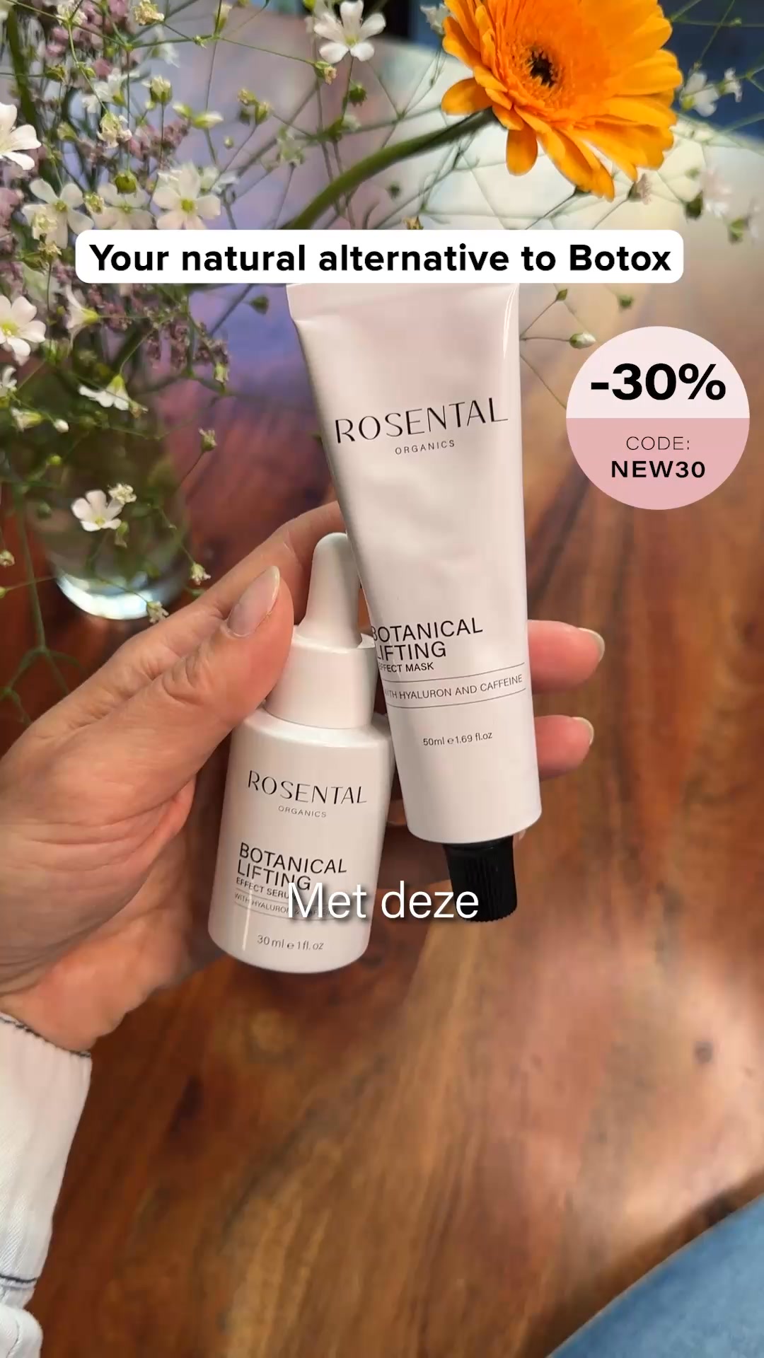 Bespaar nu 30% met de code NEW30
