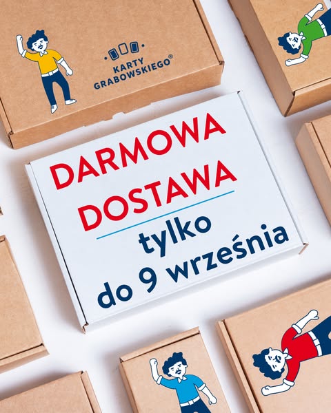 DARMOWA DOSTAWA - tylko do 9 września