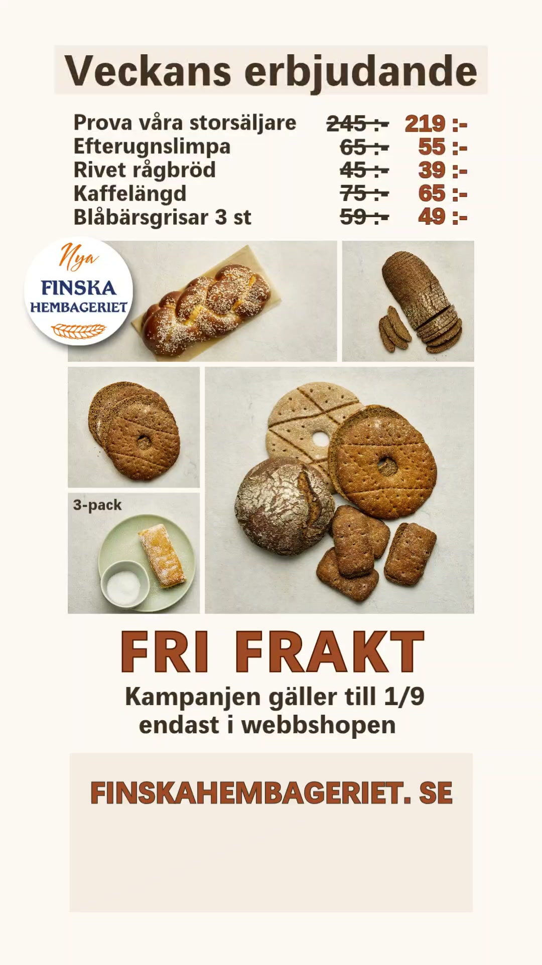 Anúncio de Nya Finska Hembageriet