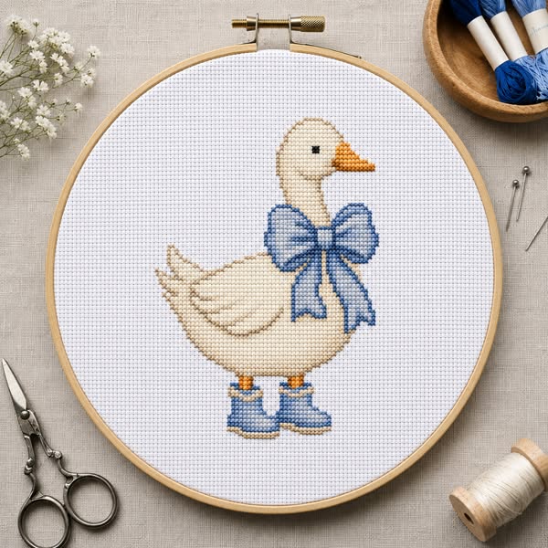 90% Off Goose Cross Stitch Pattern