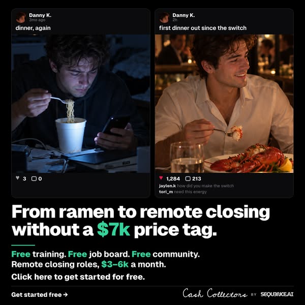You can’t out-close a bad offer. / Same rep. Different dinner. / Fix the offer, not your pitch.
