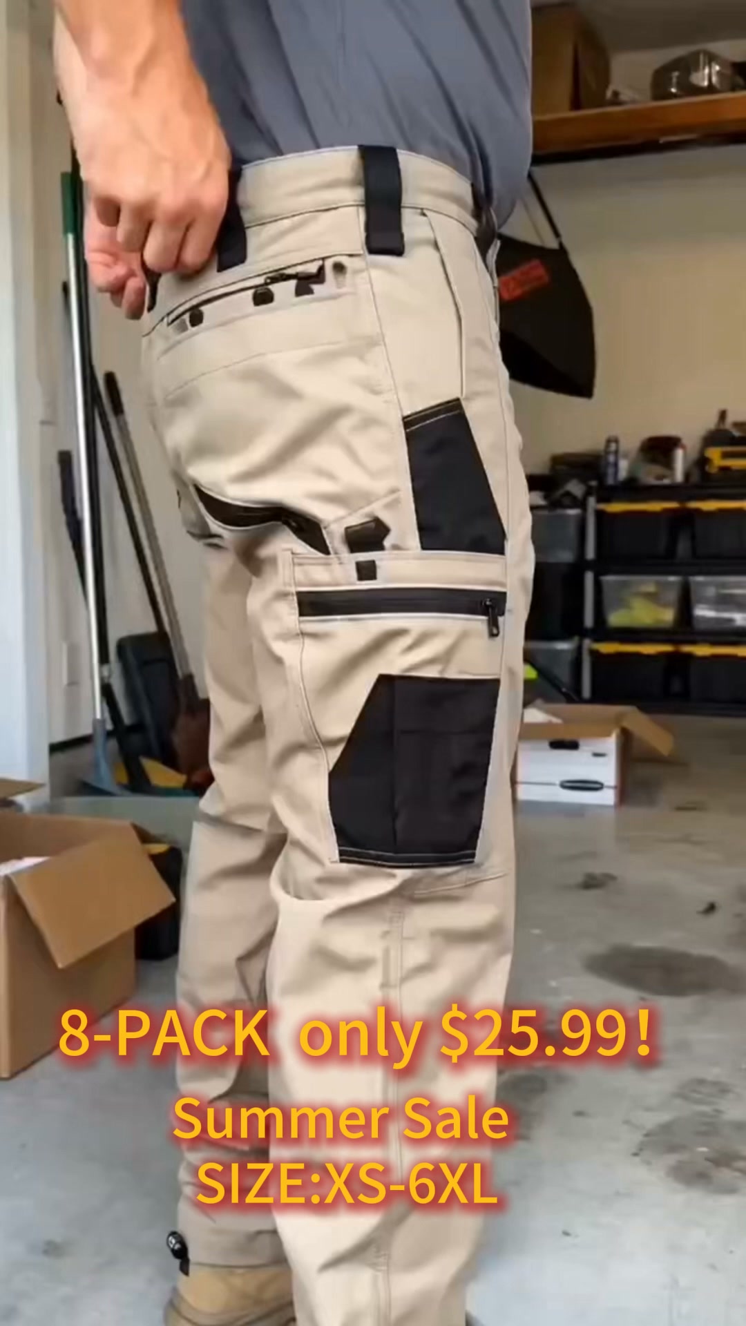 Versatile Loose Utility Jeans – All Colors Included