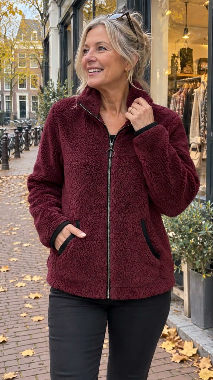 Warm, zacht en mooi flatterend