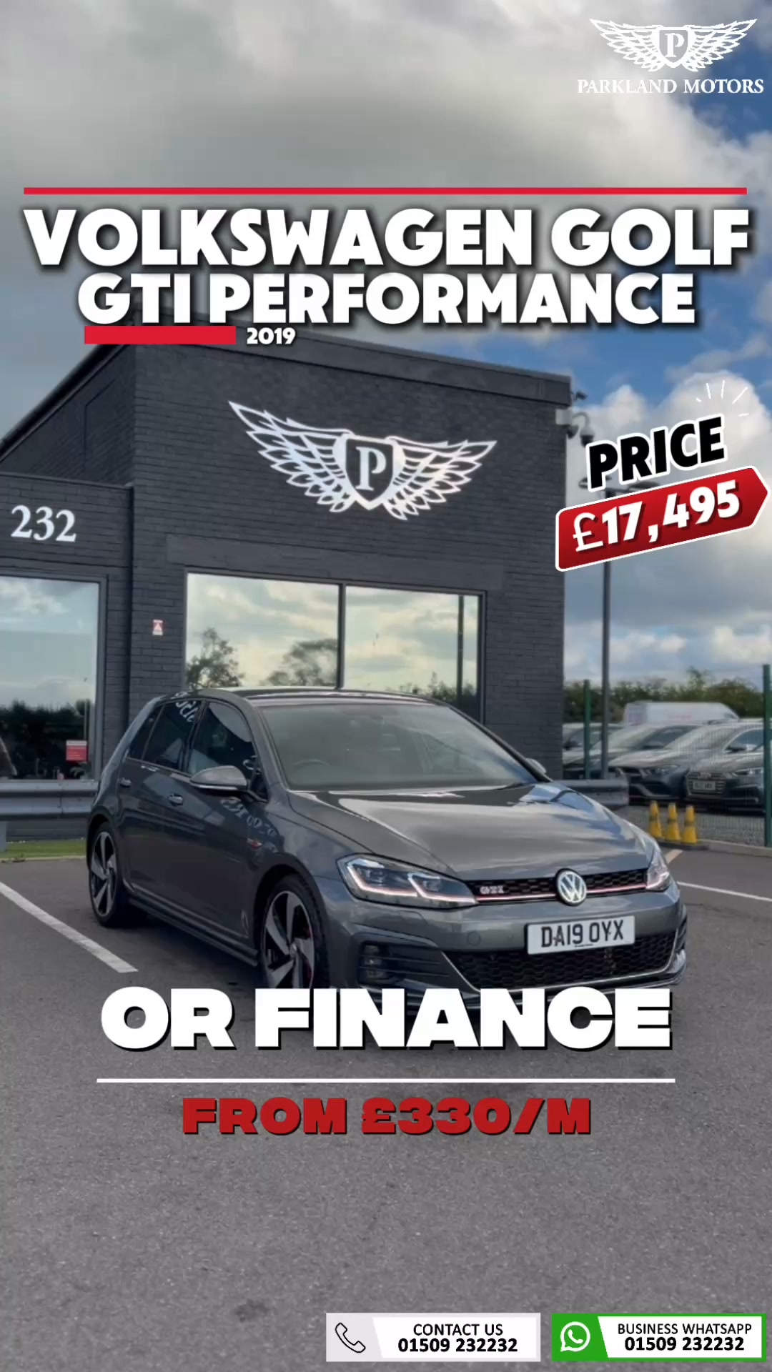 VW Golf GTi Performance – £17,495