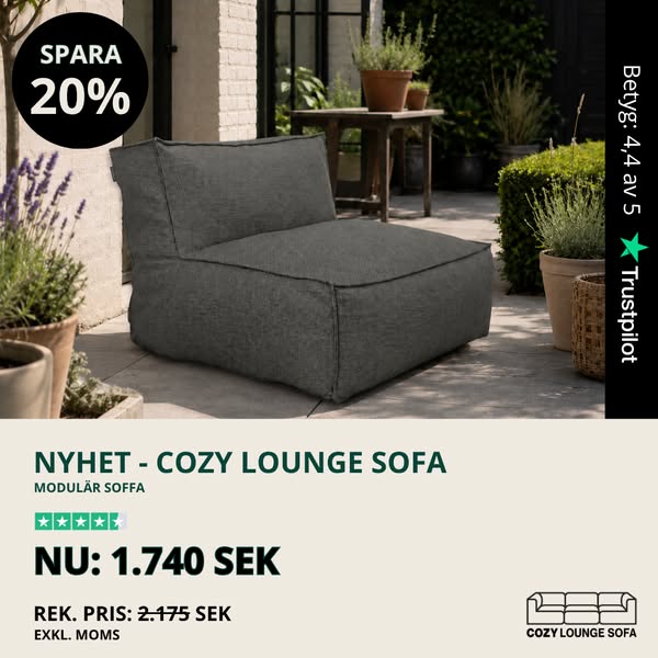 Cozy Lounge Sofa – SPARA 20%