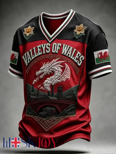 󠁧󠁢󠁷󠁬󠁳󠁿 Celebrate Welsh heritage in our classic Red Dragon apparel.
