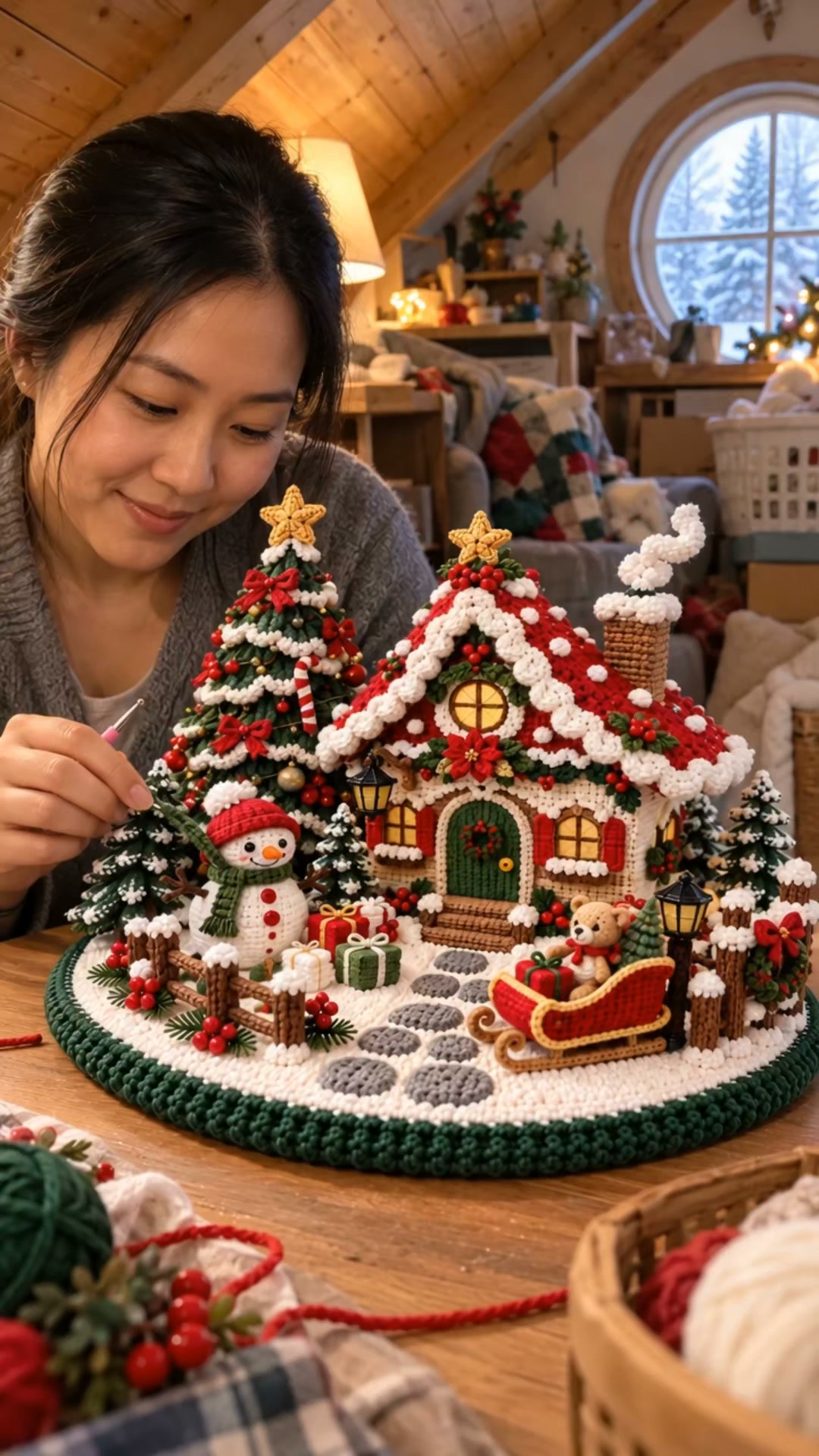 Häkeln Sie eine Weihnachtsdekoration, die allen in Erinnerung bleibt!