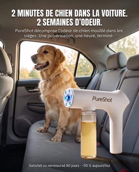 Élimine vite les odeurs de chien et chat !