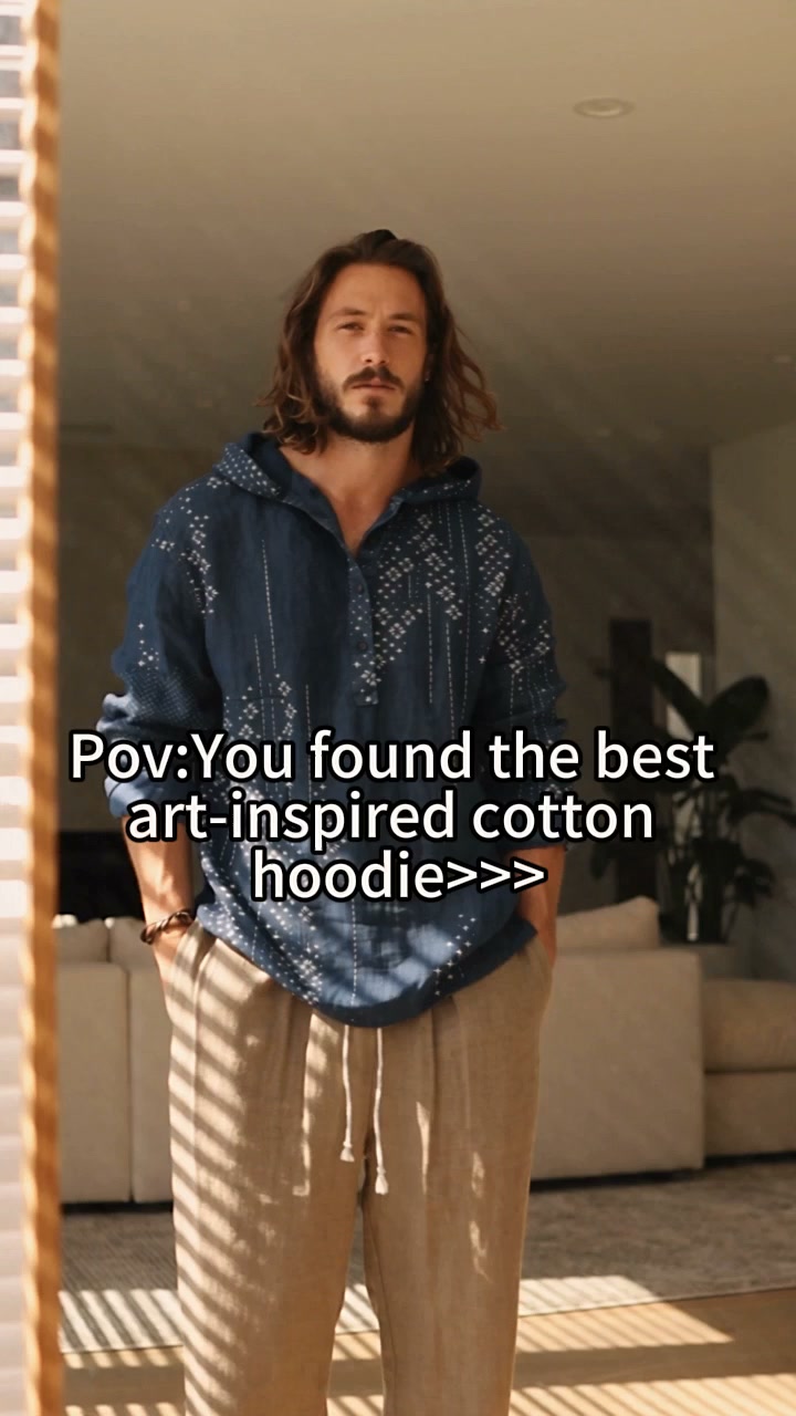 Japanese Culture Cotton Hoodie
