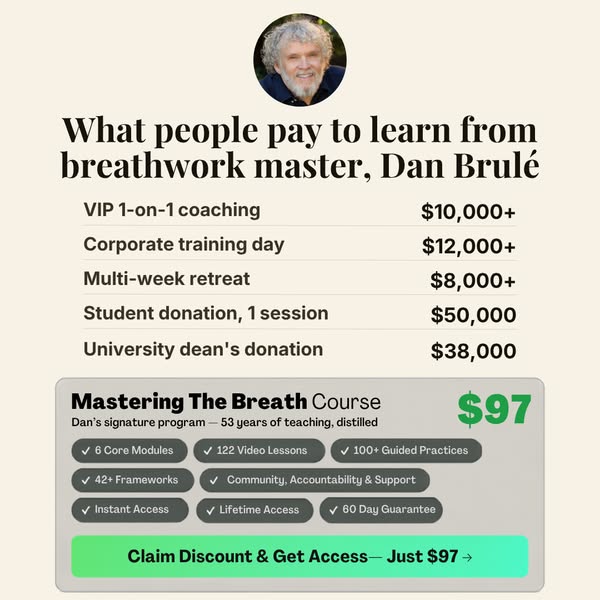 Join 300,000 People & Master Breathwork