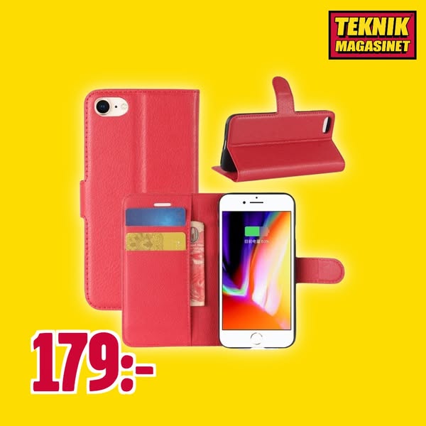 iPhone SE 2022 Enkelt mobilfodral, Röd