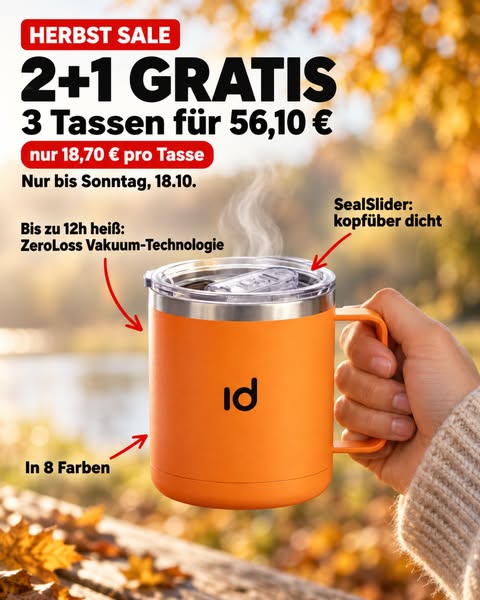 Herbst Sale: 2+1 gratis