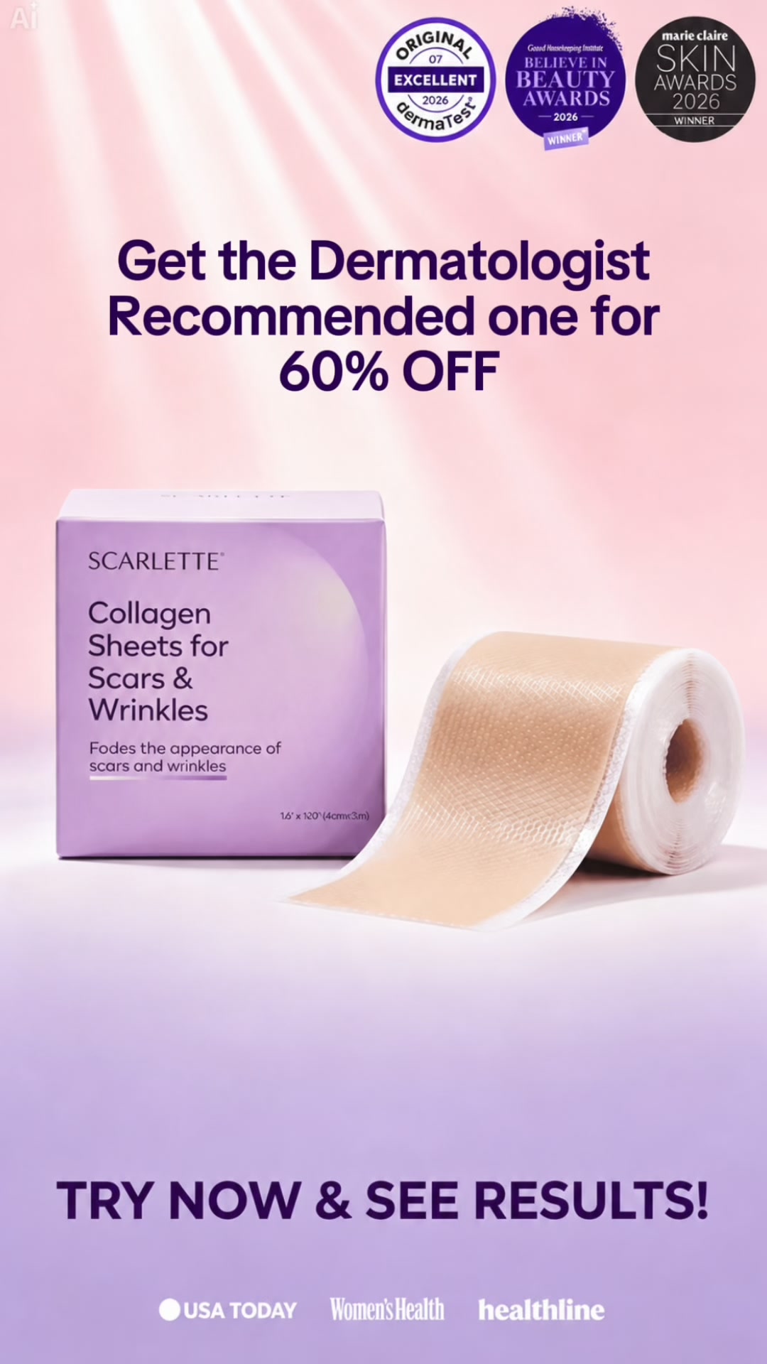 Celebrate Mom: 60% OFF Scarlette Collagen Tape (Limited Time)!