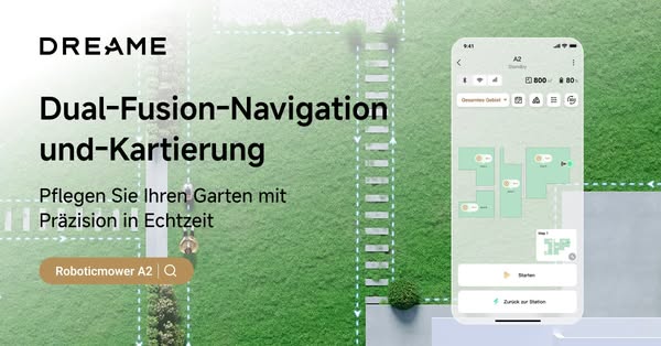 Besseres Mähen mit Dreame A2