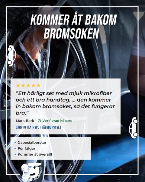 Rena fälgar – även på insidan