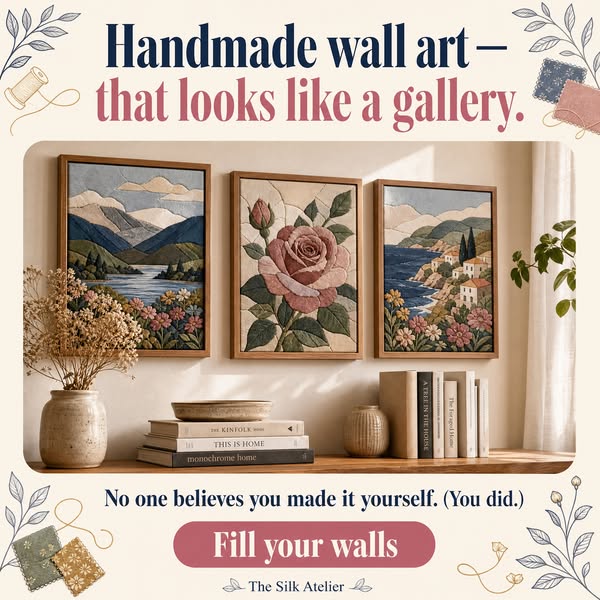 Turn fabric scraps into museum-quality wall art