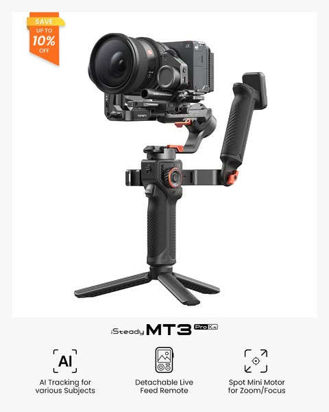 Hohem iSteady MT3 Pro | Al Stabilizer for Professional Commercial Creation