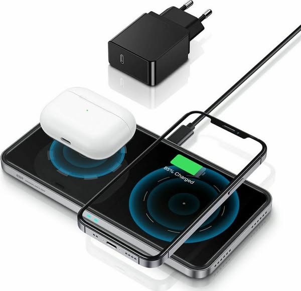 WiWU 3 in 1 Magnetic Wireless Charging Station 15W (W002)