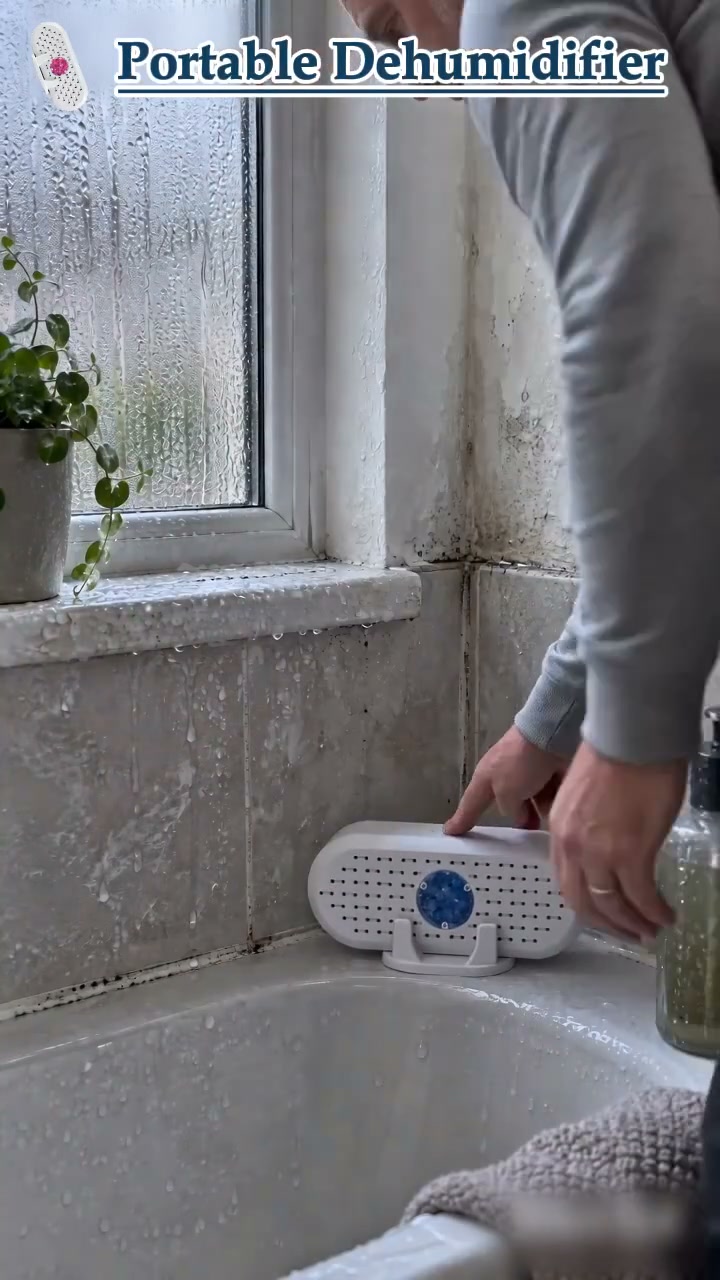 LAST DAY SALE ONLY￡7.99! BUY 2 GET 1 FREEMini Reusable Household Dehumidifier.