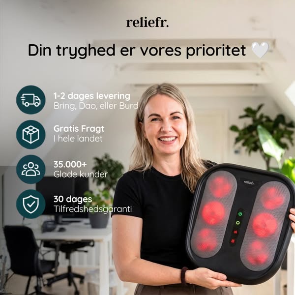 Prøv Fodlux Pro med fuld tilfredshedsgaranti