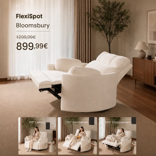 Relaxsofa für zwei — 400 € sparen