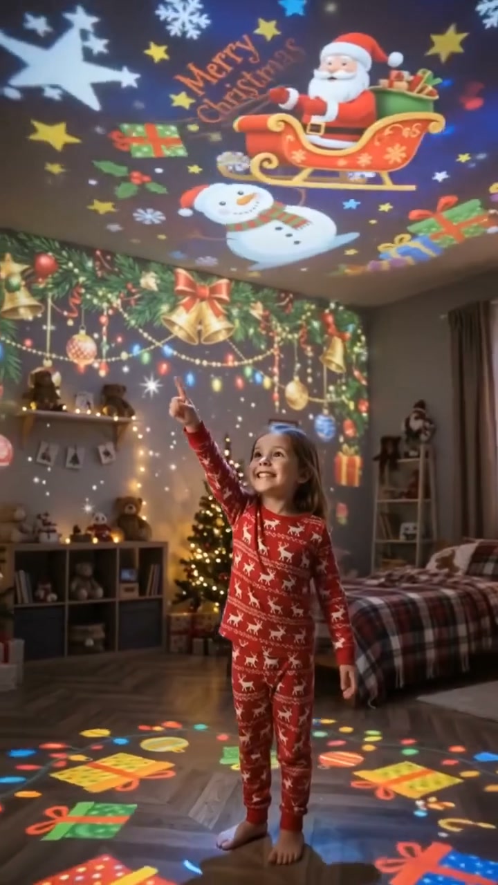 60,000+ Sold — Plug & Play HD Holiday Projector for Christmas & Halloween Decor