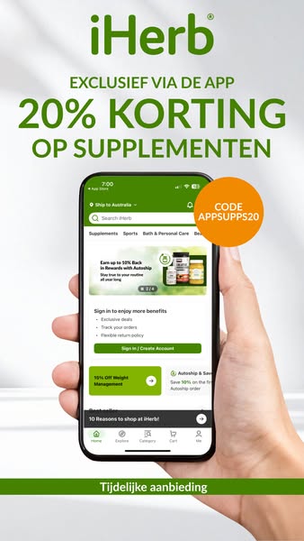 Slim winkelen. Bespaar 20%.