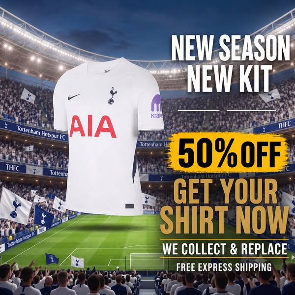 Tottenham Shirts Are Here!