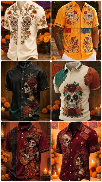 Bold Día de los Muertos Style