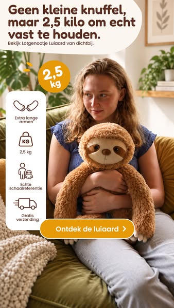 2kg verzwaarde knuffel