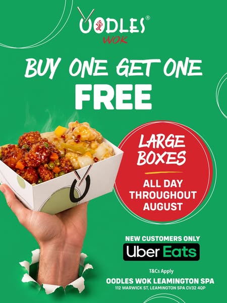 Oodles Wok (Lemington Spa) Menu Deals & Prices - Royal Leamington Spa Delivery - Order with Uber Eats
