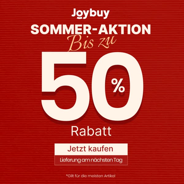 Joybuy Bis zu 50% RABATT