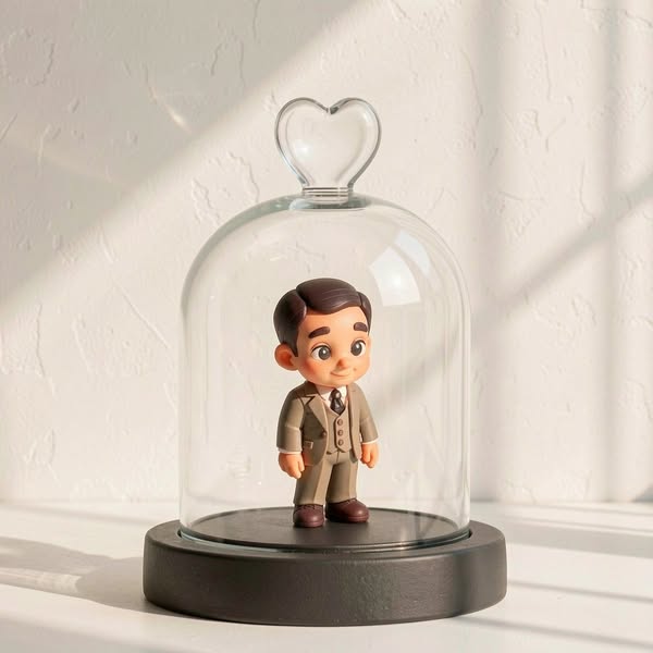 Custom 3D figure made from your photo.