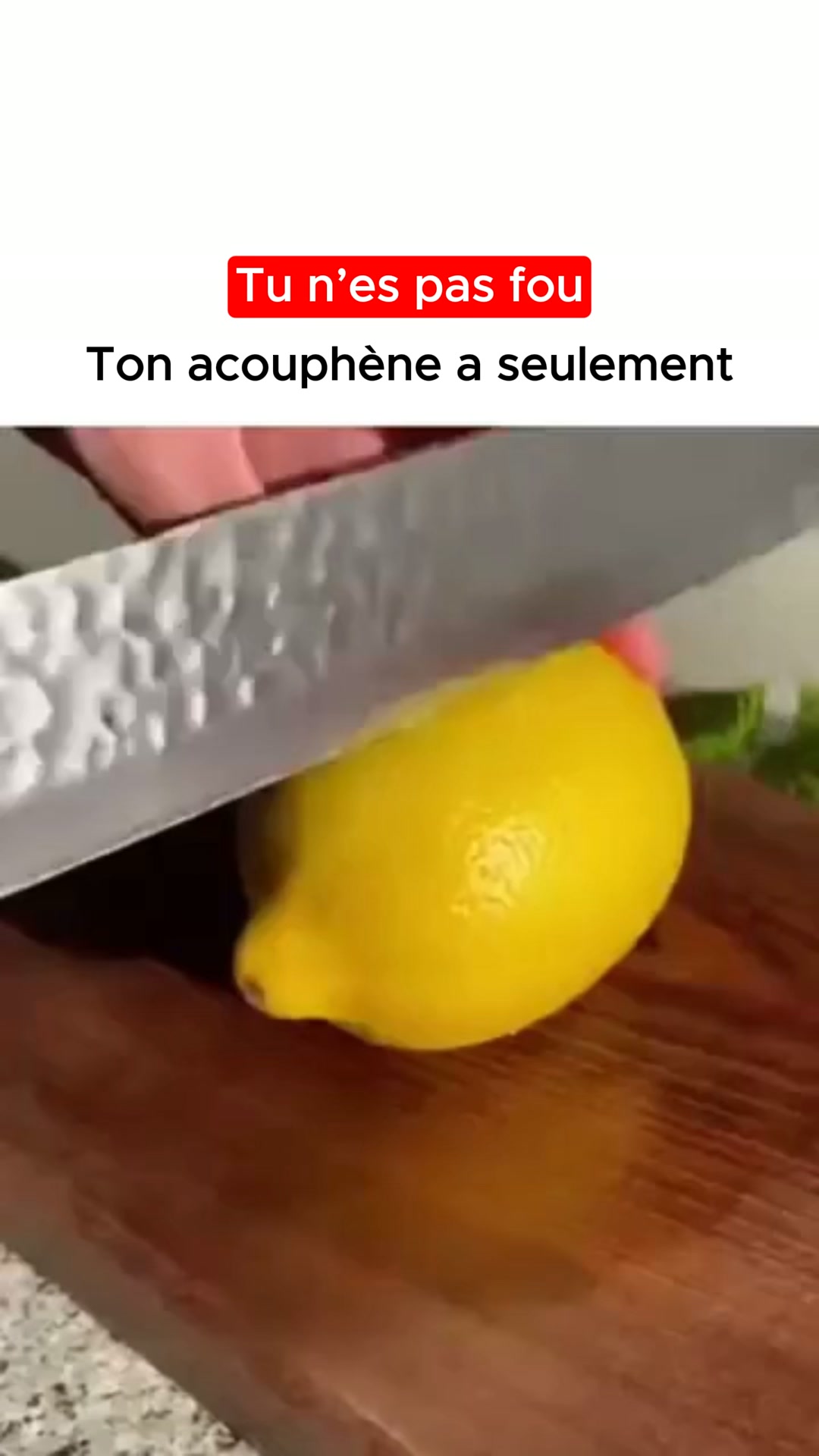 Enfin libéré des douleurs
