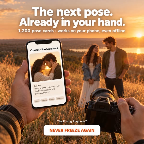 The Posing Playbook™ — 1,200 Pose Cards in 15 Categories
