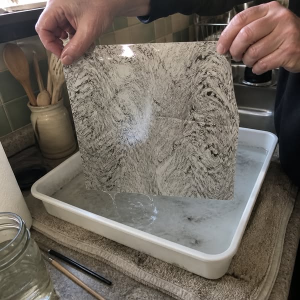Learn the 900-Year-Old Japanese Art of Paper Marbling