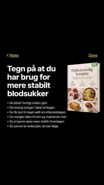 #1 kostplan lige nu