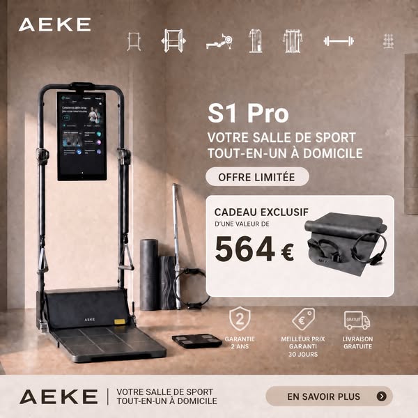 [S1 Pro] Votre salle de sport à domicile, conçue pour durer.
