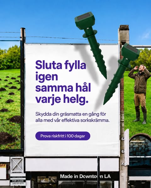Inga fler jordhögar! GARANTERAT!