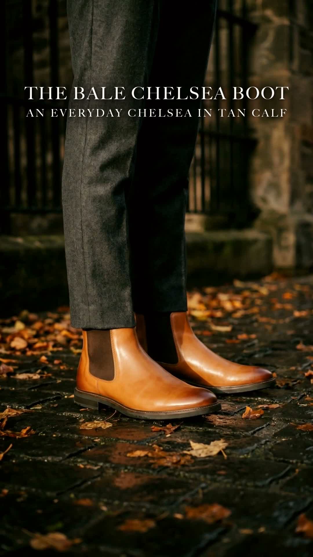 The Bale Chelsea Boot in full grain calf