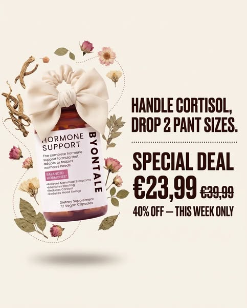 Handle cortisol, drop 2 pant sizes.