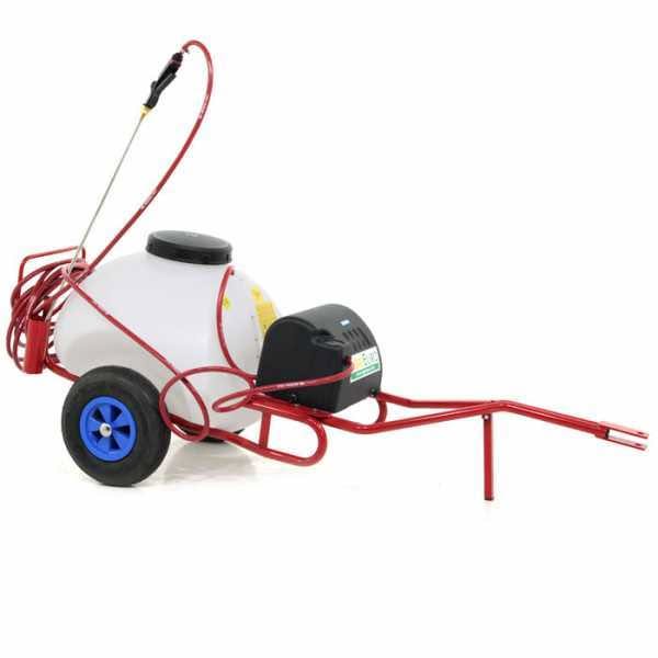 Pulvérisateur sur chariot à batterie 12V de 70 L - Pompe de pulvérisation électrique avec attelage