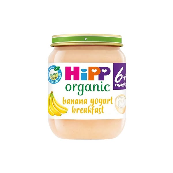 HiPP Organic Banana Yogurt Breakfast Jar 6+ months 125g