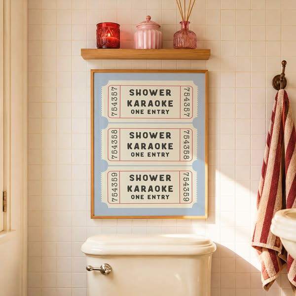 Shower Karaoke Print