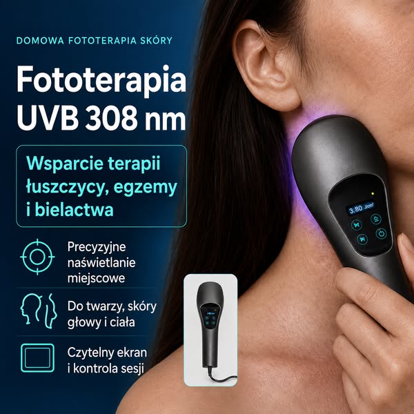 Nie więcej. Dokładniej. UVB 308 nm