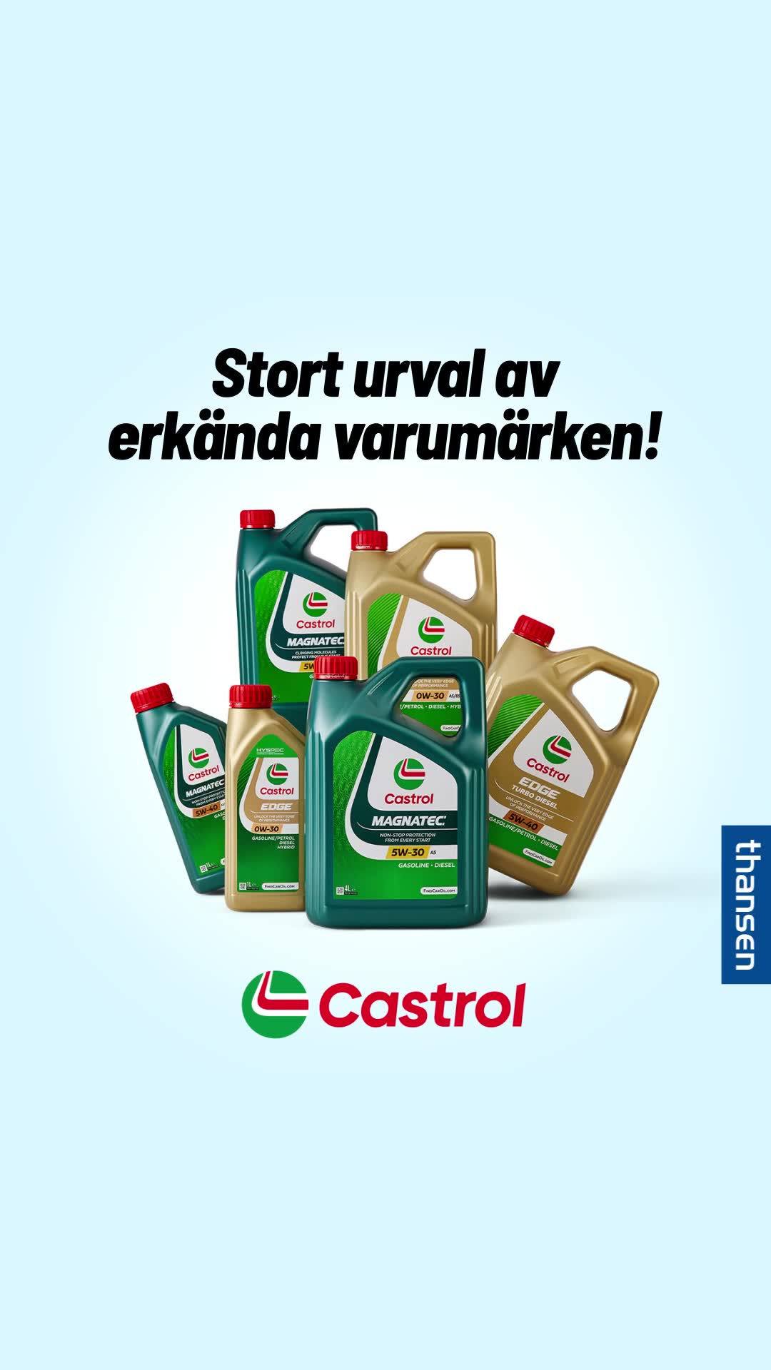Castrol, Continental, Bosch och många mer